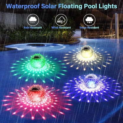 Floating Solar Pool Lights – Waterproof RGB LED Light